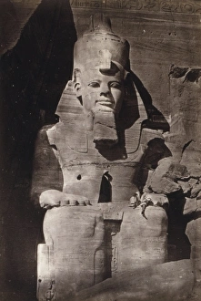 Abou Gallery: Colossel figure at Abou Simbel, Nubia