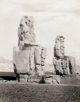 Colossi Prints: Colossi of Memnon, Egypt