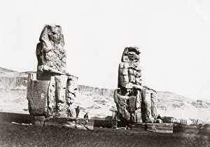 Colossi of Memnon, Egypt, c. 1880