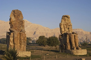 Amenhotep Gallery: Colossi of Memnon. Luxor. Egypt