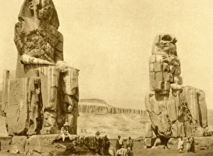 Amenhotep Gallery: Colossi of Memnon, near Luxor, Egypt