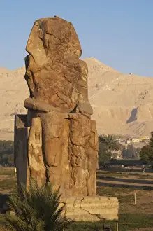 Colossi of Memnon. Western colossus. Luxor. Egypt