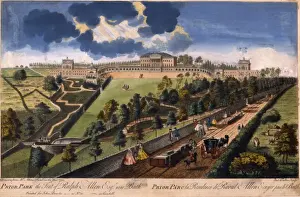 Gentry Prints: Colour engraving of Prior Park, Bath