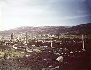 Images Dated 13th November 2015: Colour photograph of graves