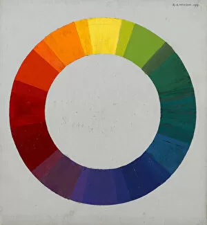 Images Dated 27th March 2018: Colour wheel, by Robert Arthur Wilson