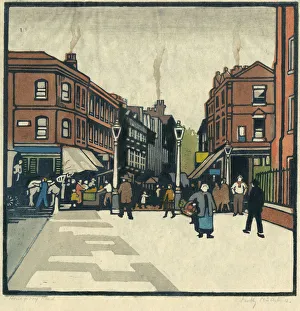Florence Mary Anderson Gallery: Colour Woodcut print