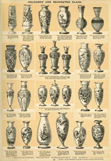 Coloured and Decorated Glass, Plate 159