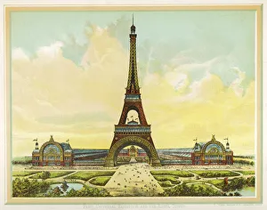 Images Dated 27th July 2018: COLOURFUL EIFFEL TOWER