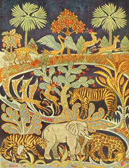 A colourful and exotic gathering of animals