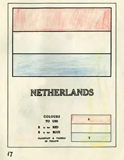 Colouring page, For Victory Paint Book, WW2