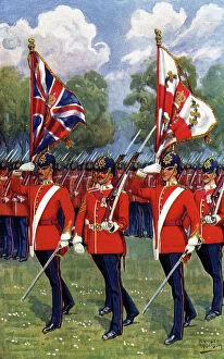 Saluting Collection: The Colours and Escort, the Manchester Regiment