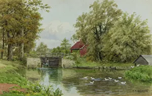 Coltishall Lock on the River Bure, Norfolk Broads