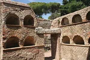 Images Dated 14th August 2005: Columbarium. Ostia Antica. Italy