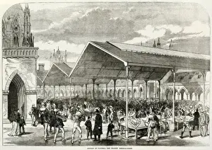 Porters Prints: The Columbia Fish Market, London, 1870