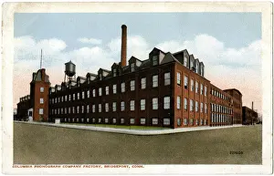 Columbia Prints: Columbia Phonograph Factory, Bridgeport, Connecticut, USA