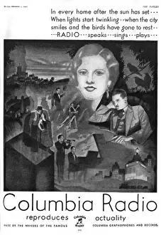 Columbia radio advertisement