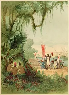 Guanahani Prints: Columbus at Guanahani