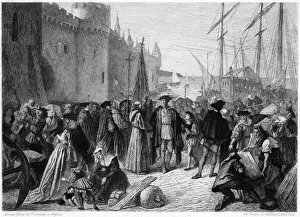 Weeping Gallery: Columbus leaving Palos on First Voyage 3 August 1492