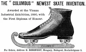 Images Dated 8th April 2017: The Columbus skate invention - ice skating