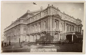 Buenos Prints: Columbus Theatre (Teatro Colon), Buenos Aires, Argentina, South America Date: 1918