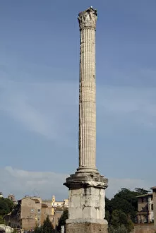 Images Dated 3rd April 2009: Column of Phocas. Roman Forum. Italy