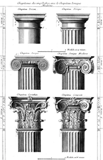 Images Dated 19th October 2011: Columns Classical Orders