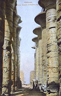 Amon Gallery: Columns of the Great Hypostyle Hall of Karnak