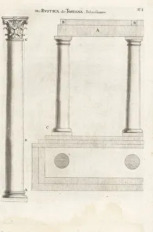 Eaves Prints: Columns of the Rustic or Tuscan Order