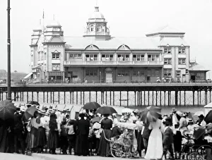 Colwyn Prints: Colwyn Bay Pier, Wales, Victorian period