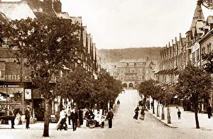 Colwyn Prints: Colwyn Bay Station Road early 1900s
