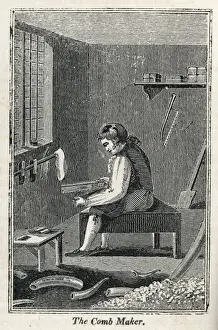 Combs Prints: Comb Maker 1827