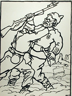 Images Dated 9th May 2006: Combat between French and German soldiers