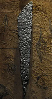 Riga Prints: Combat knife, 9th-10th centuries. Latvia