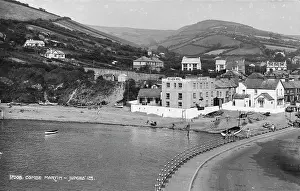 Combe Prints: Combe Martin Seaside View