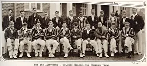 Versus Prints: Combined Cricket Teams photo - Old Alleynians versus Dulwich College. Date: 1934