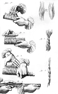 Ways Gallery: Combing Cotton 18th C