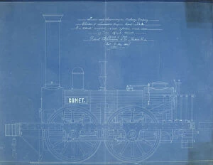Images Dated 13th January 2020: Comet engine by Robert Stephenson & Co