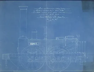 Images Dated 13th January 2020: Comet engine by Robert Stephenson & Co