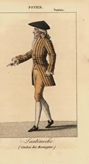Varietes Prints: Comic actor Charles Potier as Lantimeche in