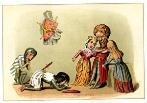 Images Dated 14th August 2017: Comic English Histories by Richard Doyle