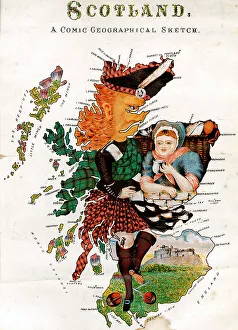 Comic Map of Scotland