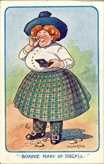 Bonnie Collection: Comic postcard, Bonnie Mary of Argyll Date: 20th century