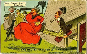 Skelter Prints: Comic postcard, Helter Skelter, Edinburgh Exhibition Date: 20th century