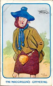 Comic postcard, The MacGregors Gathering Date: 20th century