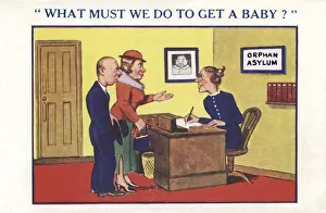 Comic Postcard Orphan Asylum