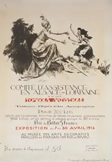 Comite d assistance en Alsace-Lorraine. Tombola artistique