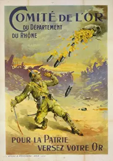 Departement Prints: Comite de L Or du Departement du Rhone pour la patrie versez