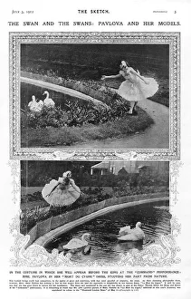 Mort Prints: Command Death Swan Dance Dancing Dances Dancer