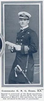 Commander E. R. G Evans of the Scott Polar Expedition