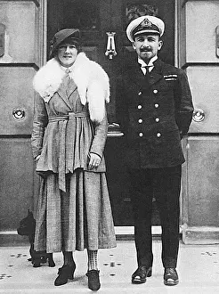 Airman Prints: Commander and Mrs C. R. Samson, WW1